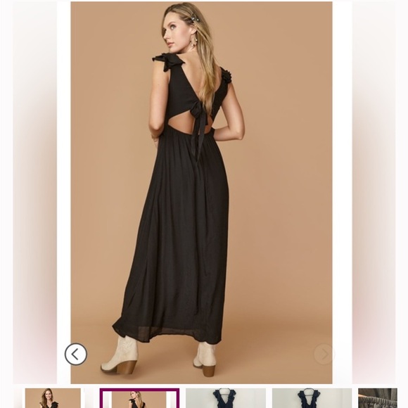 Camila Ruffle Maxi Dress - Picture 2 of 4